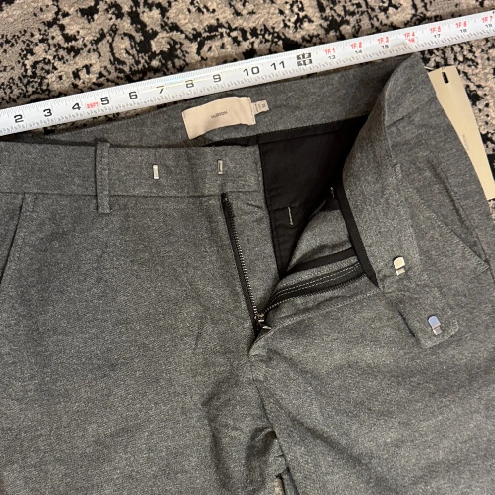 Men's Gray Slim Fit chinos - Picture 3 of 10